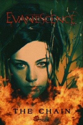 EVANESCENCE POSTER DRUCK FÄCHER WANDBILD WOHNDEKO A3 GRÖSSE DRUCK!