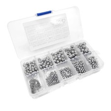 Metric Precision Steel Bearing Balls Assorted Stainless Steel Loose Kit