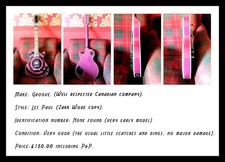Groove Les Paul Electric Guitar : A Very Rare Zakk Wilde Copy : New Strings...