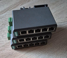 3x Moxa EDS-205A Industrial Ethernet Switch