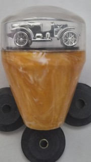 Pomello cambio auto originale della DDR tempi con filettatura Trabant Wartburg