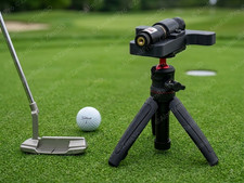 AimRail Pro Adjustable Golf Laser Alignment Trainer Putting Range Practice Aid