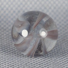 Vintage Marble: NM 19/32 Vitro Agate Purple Caged Cat Eye -One Killer Old Mib