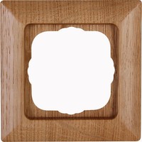 Kopp Abdeckrahmen 1-Fach, HK02, Eiche (306530001)