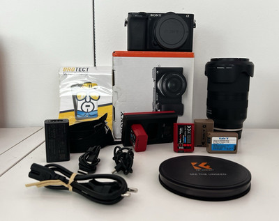 Sony Alpha ILCE-6100 SLR mit Objektive Tamron 17-70mm f2.8 mit Zubehörpaket
