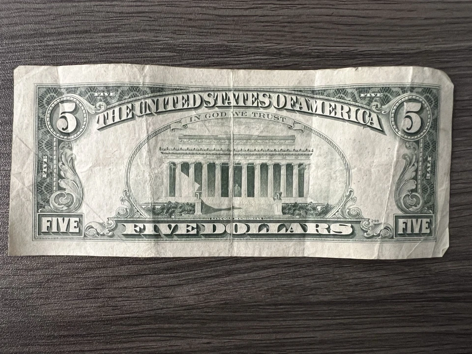 1977 $5 Bill - Image 3 of 3