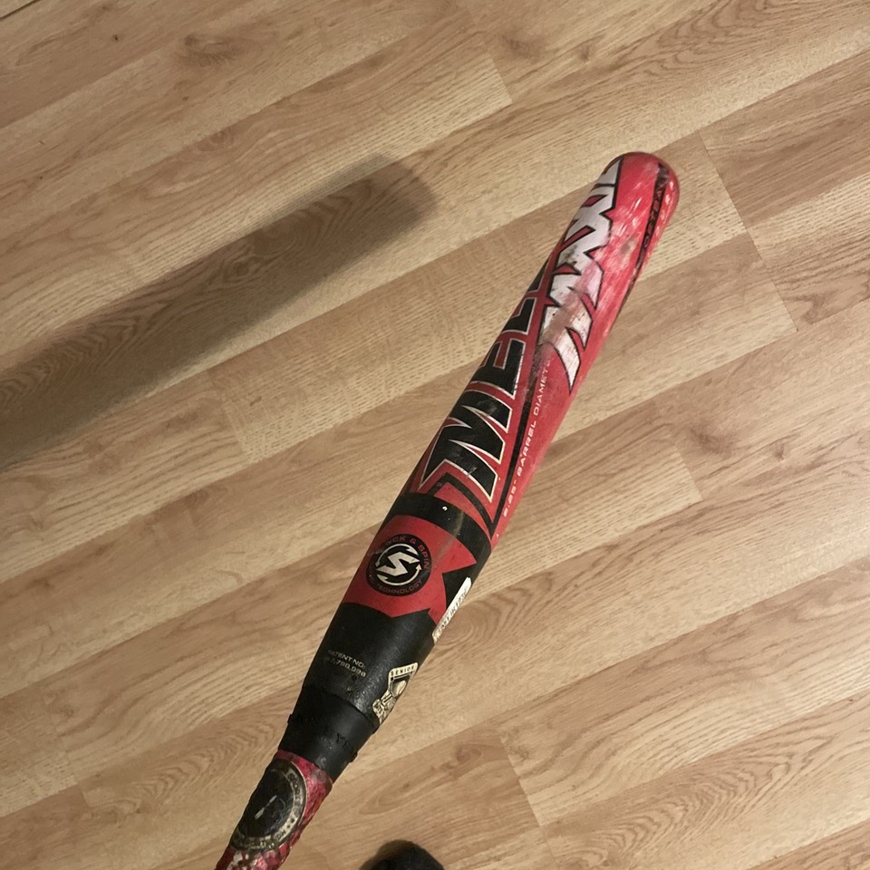 Batte De Softball Worth PST Powder Shell – 34" / 29 Oz, Fût Fissuré (pour Pièces)