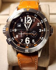 Hamilton Khaki Air Chrono Watch with Date Luminous Hands From Japan