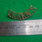 WW1 The Queen's West Surrey Regiment Shoulder Title Badge Infantry