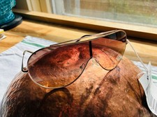 SISLEY SUNGLASSES 08/10 Gold Frame Brown Lens NWT 6OCCM9513912 133 130 AZ Shield