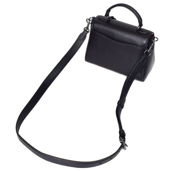 COACH Python Leather Snake Embossed Morgan Top Ha… - image 2