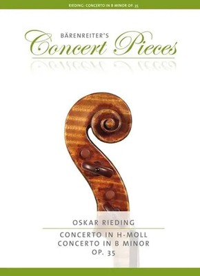 Oskar Rieding | Konzert h-Moll op.35, für Violine + Klavierauszug (2010) | Buch
