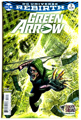 GREEN ARROW #3 CVR A JUAN FERREYRA 1ST PRINT 2016 DC COMICS NM
