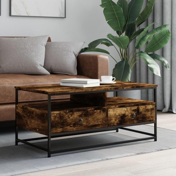 Couchtisch RäUchereiche 100 X 51 X 45 Cm-image