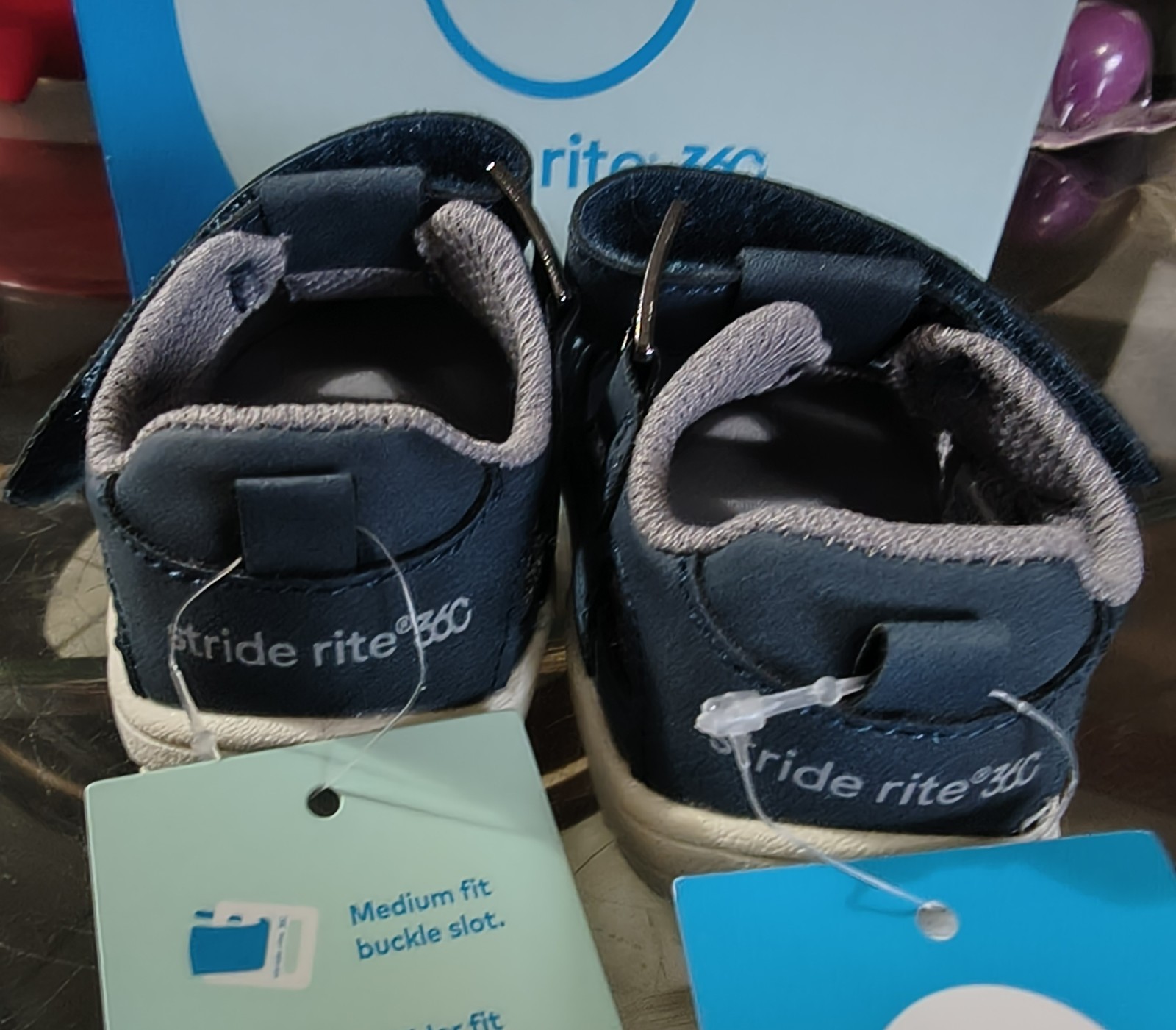 Stride Rite 360 Amos 3.0 Toddler Boy Sandal, Size 3M Navy