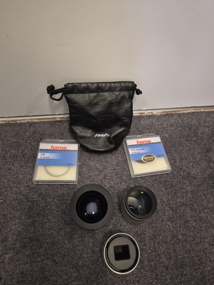 Fujifilm WL-FXE01 0.76x Wide Conversion & TL-FXE01 1.94x Tele Lens 43mm FinePix - Image 3 of 4