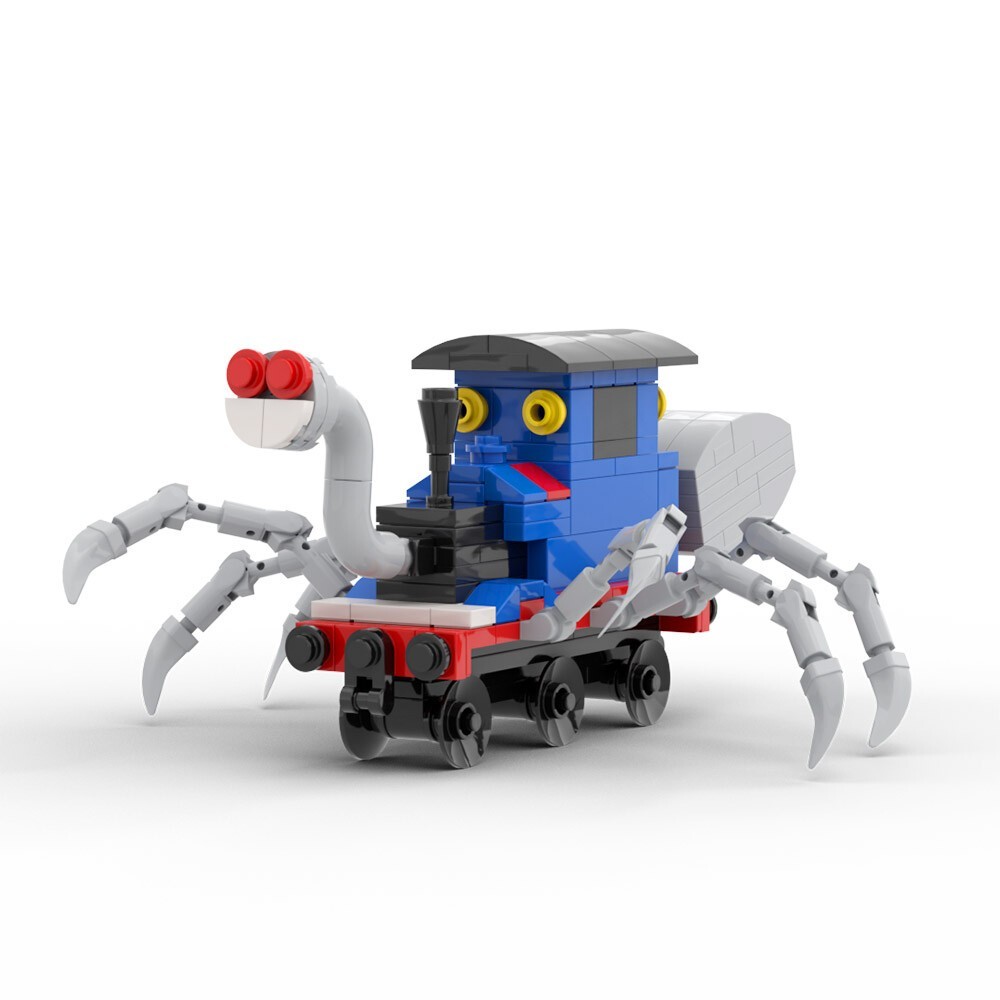 Mutant Spider-Legged Train Model No. 0 Small Locomotive 198 Pcs
