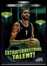 2023-24 Topps Chrome Cosmic #ET-3 Mikal Bridges Extraterrestrial Talent