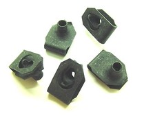 Ford 1946-1980 5pk #8-32 guardabarros extruido tuercas en U clips capó carrocería panel guantera