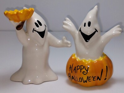 ( New ) 2020 Heather Goldminc Blue Sky Clayworks  Pumpkins & Ghosts Halloween 