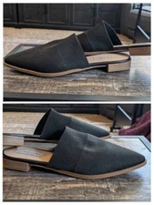 NWOB Valdez Knit Pointy Mule by STEVEN New York SZ 9 Black