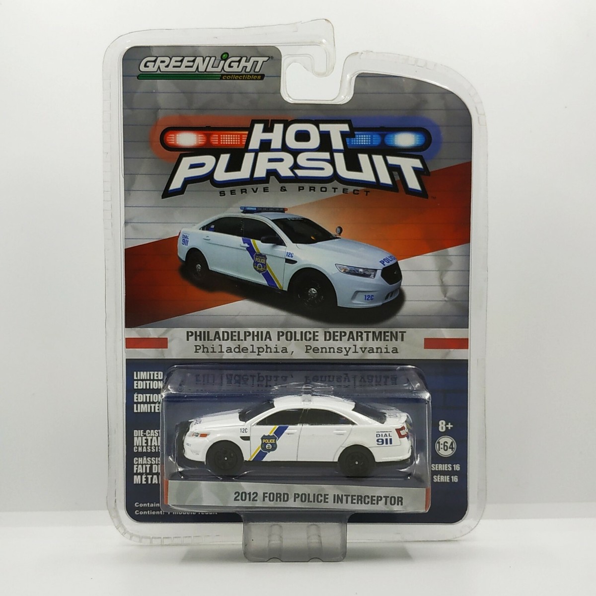 GREENLIGHT HOT PURSUIT 2012 FORD TAURUS POLICE INTERCEPTOR