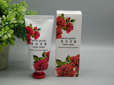 Jigott Secret Garden Rose Hand Cream 3.4 oz New in Box SEALED