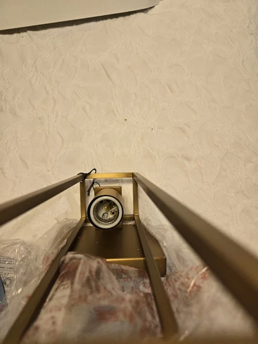 Quoizel LGN8605WS  Weathered Wall Light Brass - Picture 3 of 4