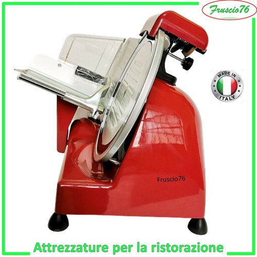Affettatrice Elettrica Special Edition 25 RGV Lama 250 mm Rossa 140W + Borraccia - Foto 4 di 12