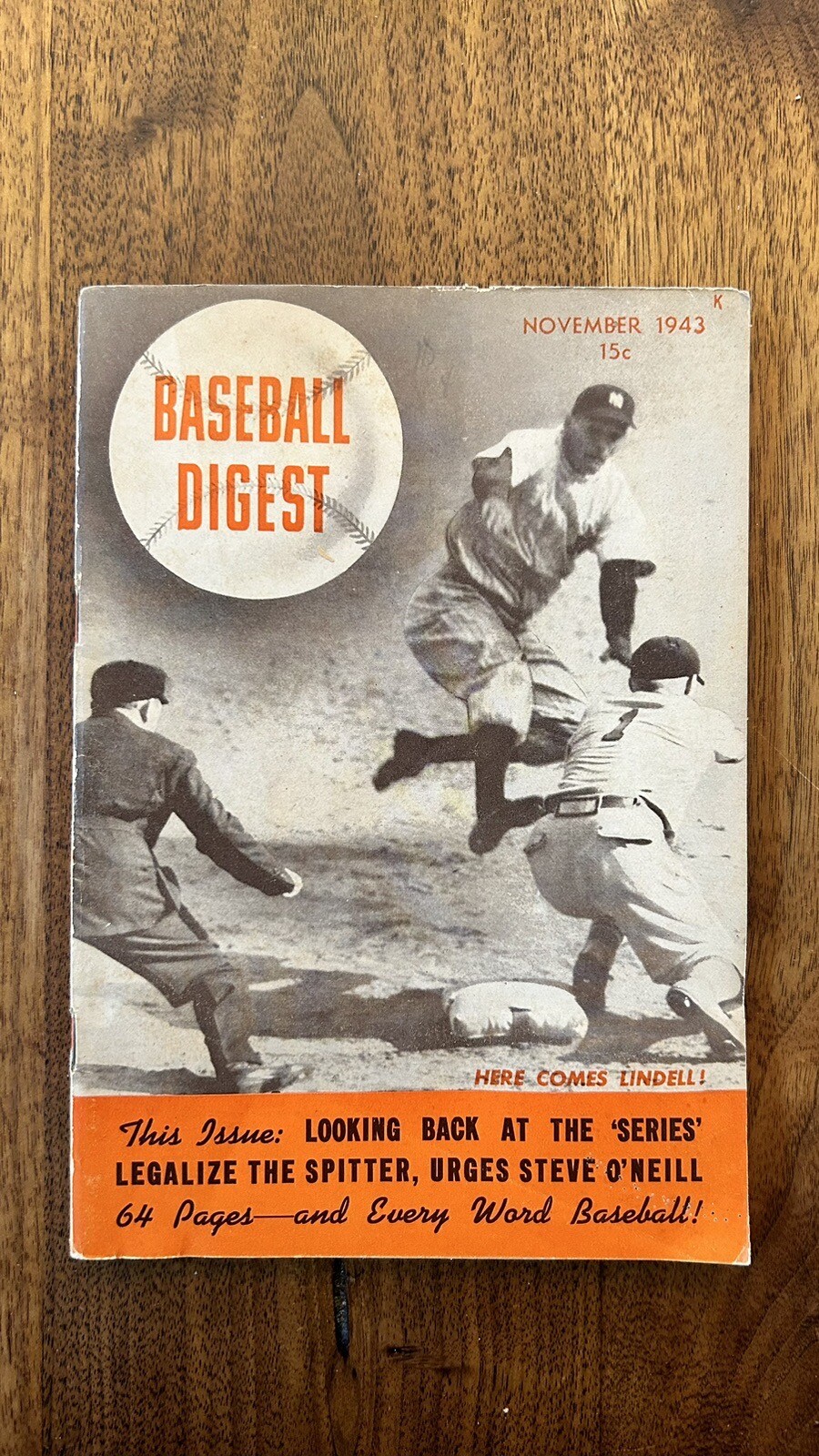 November 1943 Baseball Digest eBay