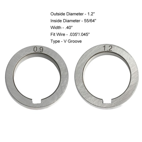 Drive Roll .023 .030 .035 .045 Knurled V U-Groove Wire Feed For MIG Welders New - Picture 71 of 90