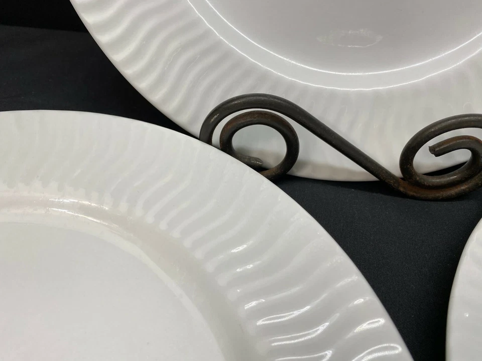 Gibson "WHITE TIDES" Everyday China ~ 3 件套 ~ 晚餐盘 ~ 10 3/4" — 第 3/4 张图片