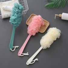 US Bath Brush Loofah Shower Sponge Long Handle Back Scrubber Body Exfoliating