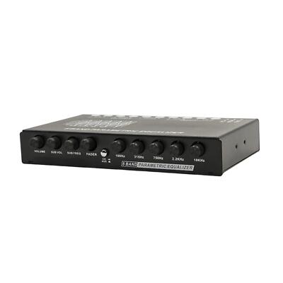 5-Band-Auto-Audio-Equalizer mit CD/AUX-Eingangswahlschalter, Premium, stilvoll,