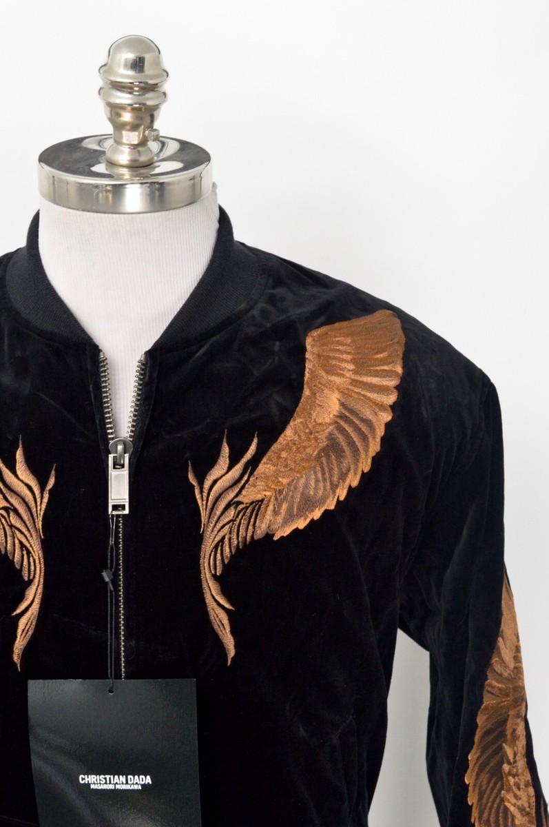 CHRISTIAN DADA Velvet Bomber Jacket
