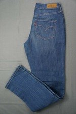 Levis Bold Curve Classic Rise Straight Stretch Denim Jeans Size 2
