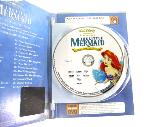 Disney The Little Mermaid-Little Mermaid 2 Disc Special Edition DVDs G PAL R4 - Picture 8 of 10