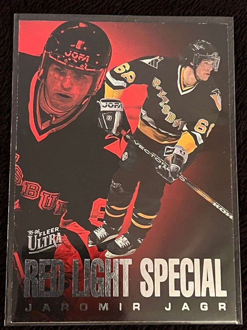 1995-96 ULTRA RED LIGHT SPECIAL JAROMIR JAGR PENGUINS