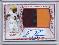 2020 Leaf Trinity ENO BENJAMIN Jumbo Letter Patch AUTO Autograph RC Rookie
