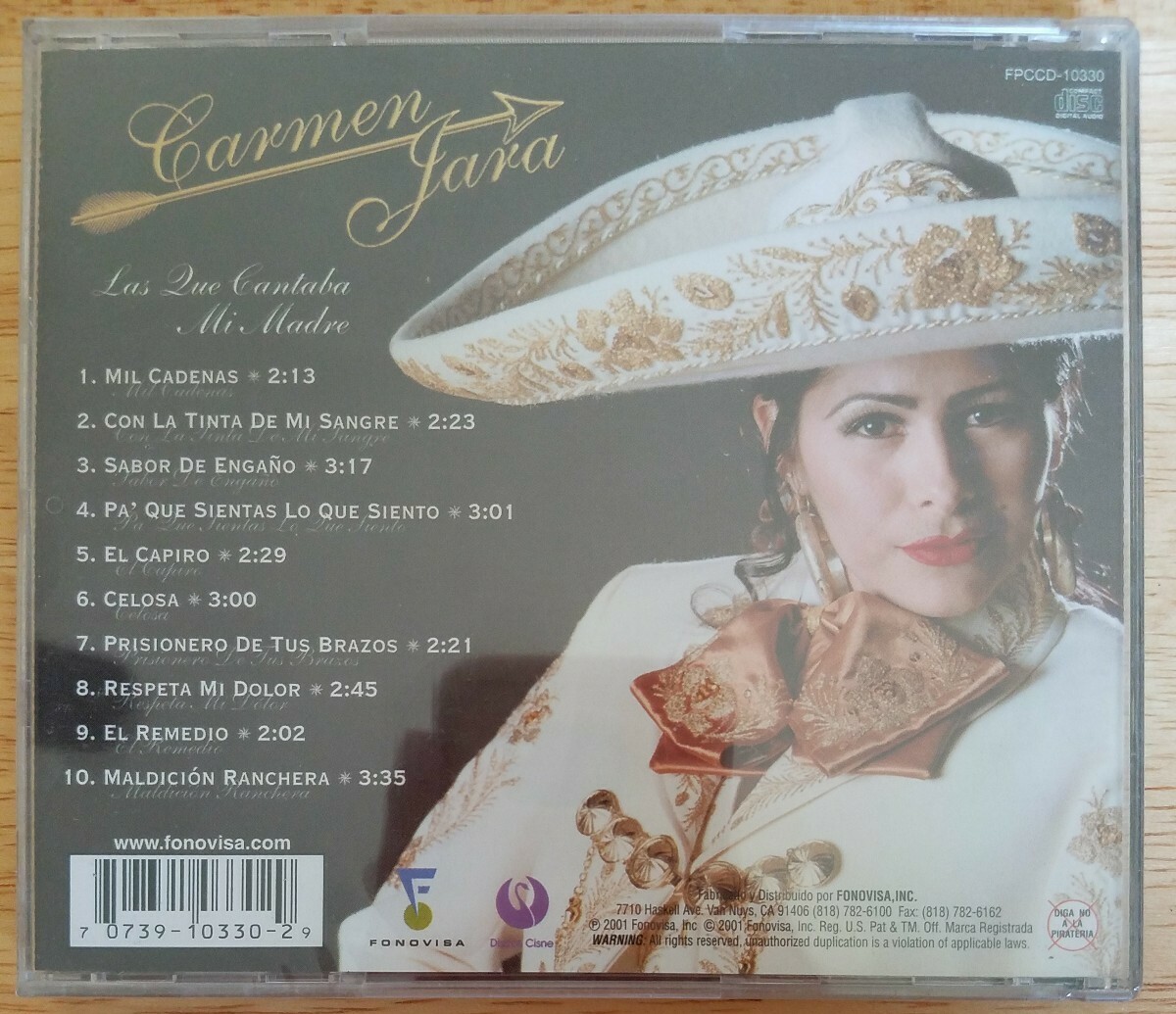 *NUEVO Y ORIGINAL* CARMEN JARA Canciones Que Cantaba Mi Madre (CD 2001 ...