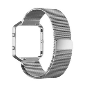 fitbit blaze silver band