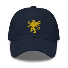 Genoa Calcio Italy Minimalist Design Embroidered Dad Hat Soccer Football Cap