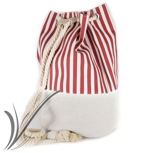Borsa a sacco rossa mare uomo tela canvas palestra zaino grande sport  spiaggia | eBay