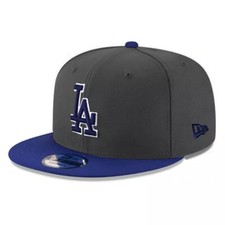 Los Angeles Dodgers 9FIFTY Adjustable Cap -MLB New Era Hat - Gray Blue Snapback