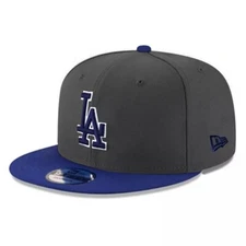 Los Angeles Dodgers 9FIFTY Adjustable Cap -MLB New Era Hat - Gray Blue Snapback