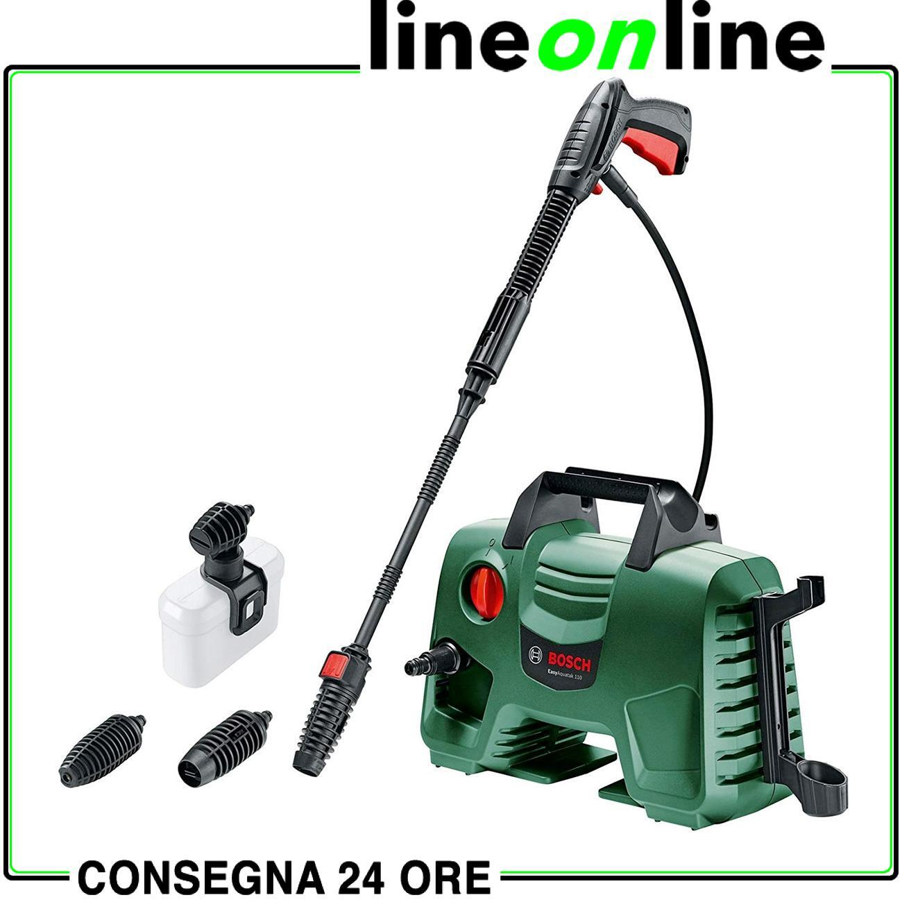 Idropulitrice Bosch Easy Aquatak 110 bar portatile 1300W - Uso domestico