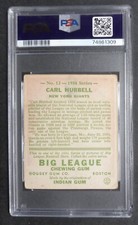 Carl Hubbell Trading Cards for sale | eBay