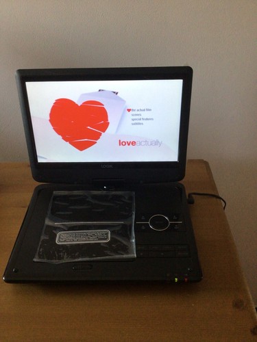 LOGIK 10” Black Portable DVD Player With Power Cable /Remote WORKING - Picture 12 of 20