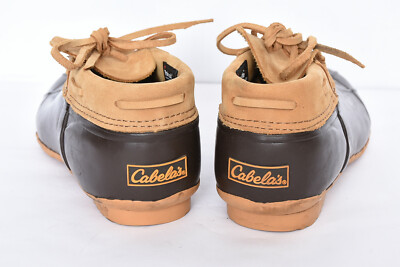 Cabela’s 400g Insulated Outdoor Slip On Moccasins Cabelas Bean Boots Mens Waterproof 400Gram Outdoor Rubber  main image 3