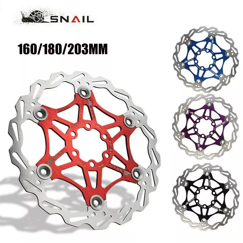 Bicycle Disc Brake Rotor MTB Bike Floating Rotors Heat Dissipation 160 180 203mm